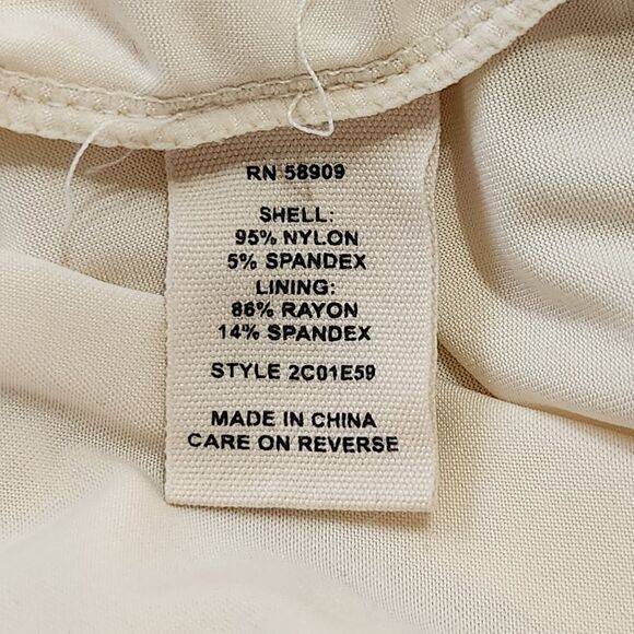 Chelsea & Violet Cream Polka Dot Mesh Asymmetrical Ruffle Midi Dress Small Boho - Picture 7 of 11